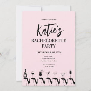 Bachelorette de talon élevé Invitation