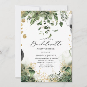 bachelorette fête destination tropicale Invitation