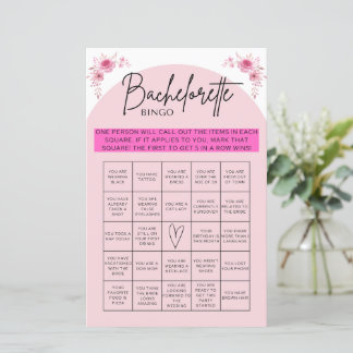 Bachelorette Jeu de Bingo