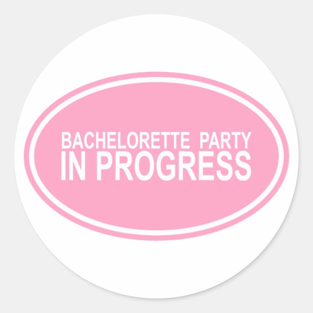 Bachelorette Party En cours Stickers (Devant)