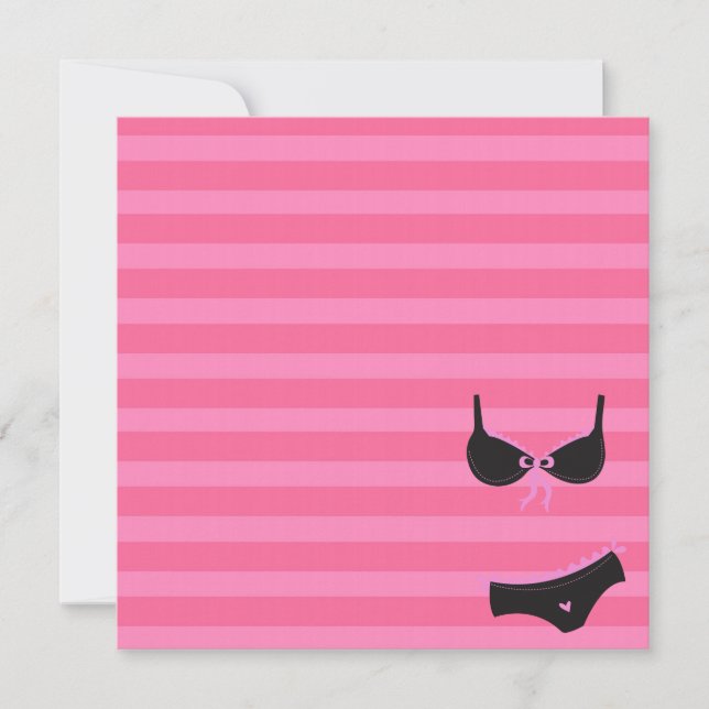 Bachelorette Party Invitation (Devant)