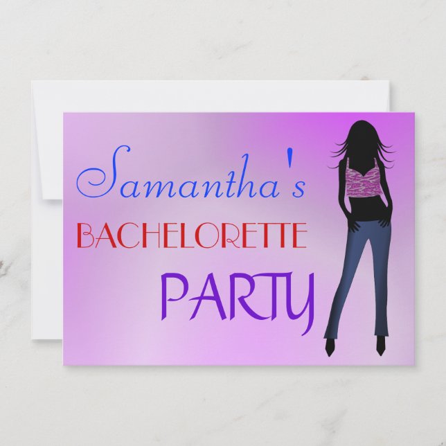 Bachelorette Party / Invitation nocturne des poule (Devant)