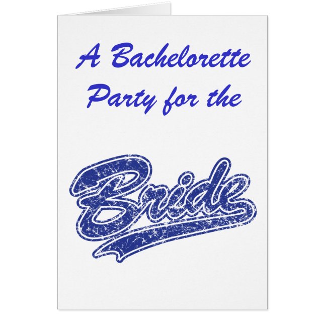 Bachelorette Party/Mariée (Devant)