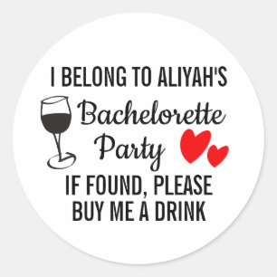 Bachelorette Party Sticker - Achetez-moi un verre
