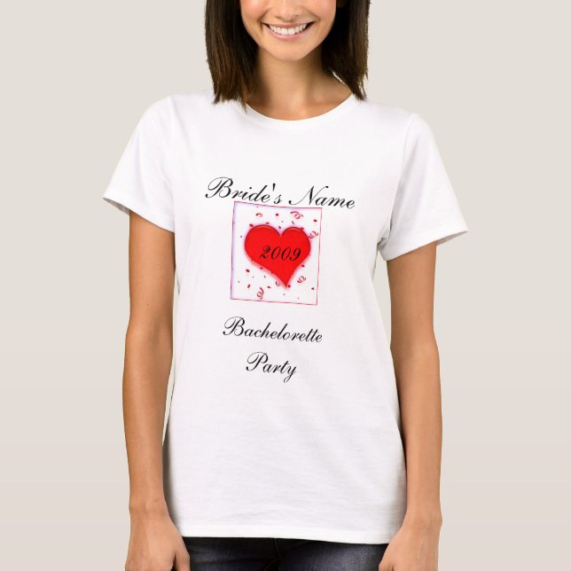 Bachelorette Party, T-shirt Modèle 2009 (Devant)