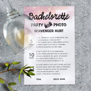 Bachelorette Photo Scavenger Chasse Jeu