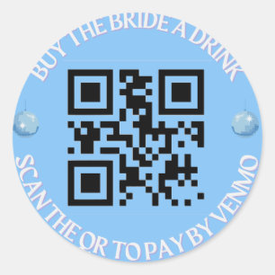 Bachelorette Queen Dancing Boire Sticker QR Code