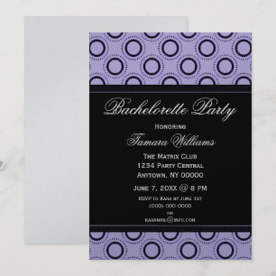 Bachelorette Refinement classique Invitation