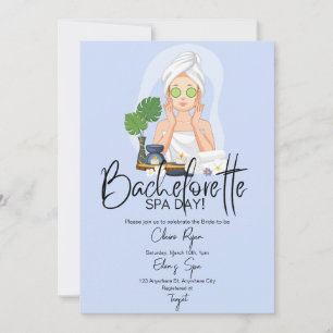 Bachelorette Spa Day Invitation