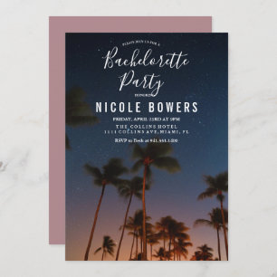 Bachelorette Week-end Invitation Tropicale