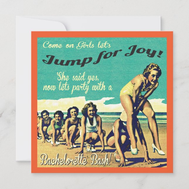 Bachelorette Weekend Getaway Party Invitations (Devant)