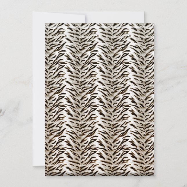 Bachelorette Zebra Lace Party Invitation rose 2 (Devant)