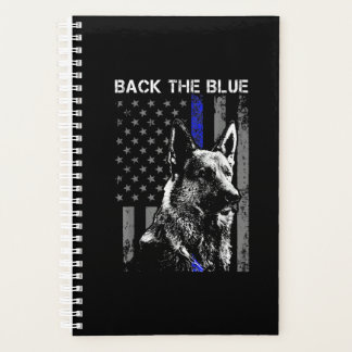 back blue blue line flag k-9 german shepherd