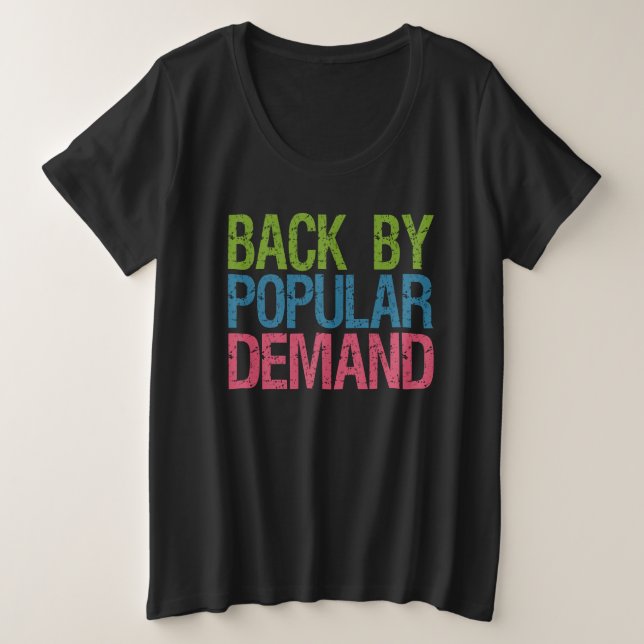 "Back By Popular Demand" chemises & vestes (Design devant)