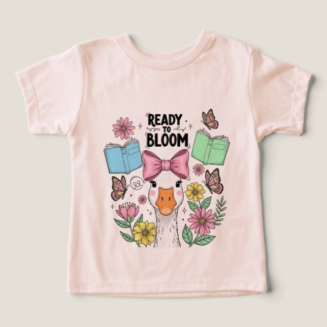 Back to School Kids T-shirt - Cute First Day (Design Recto)