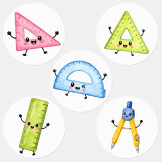 Back to School Stickers – Cute School Supplies &