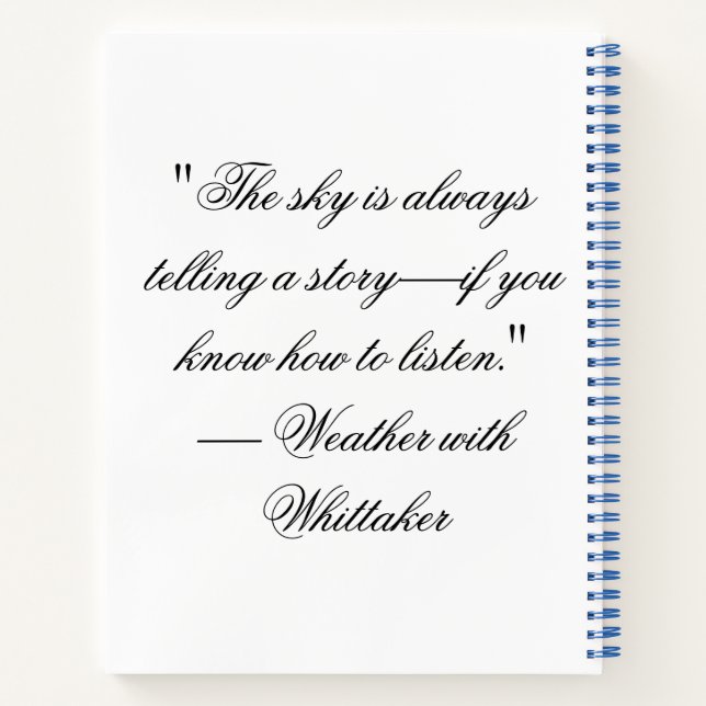 Backyard Meteorology Journal  (Dos)