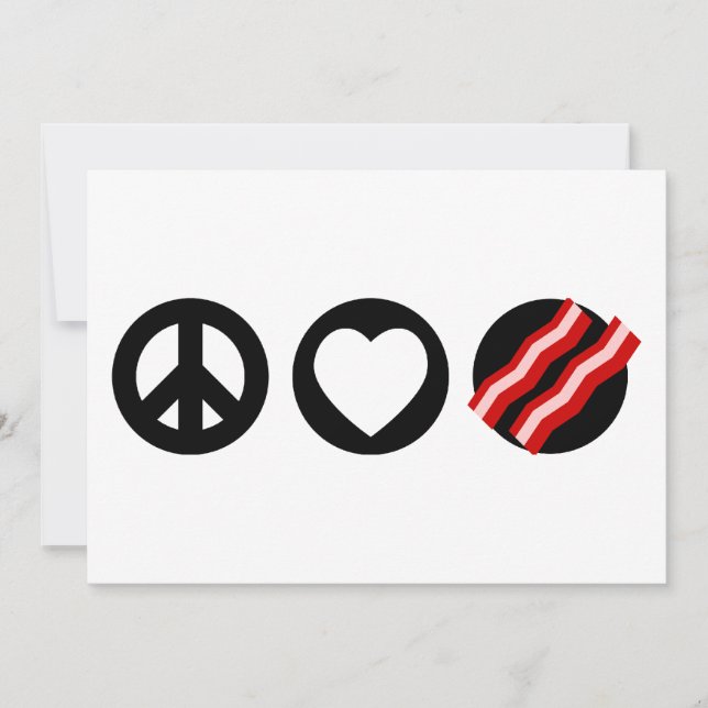 Bacon d'amour pour la paix (Devant)