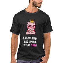 Bacon, Jambon Et Beaucoup D'Oink - T-Shirt Fermier