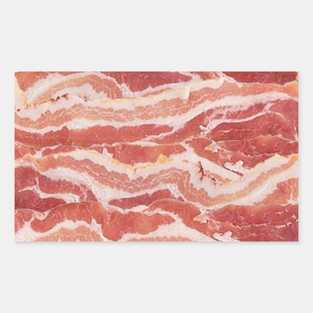 Bacon Stickers rectangulaires (Devant)