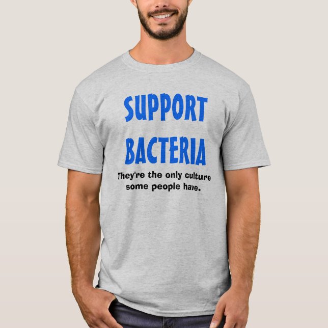 BACTÉRIES de SOUTIEN - le T-shirt des hommes (Devant)