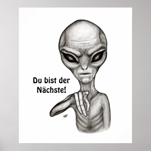Bad Alien , Du bist der Nächste! Poster (Devant)