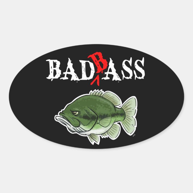 Bad Bass Stickers (Devant)