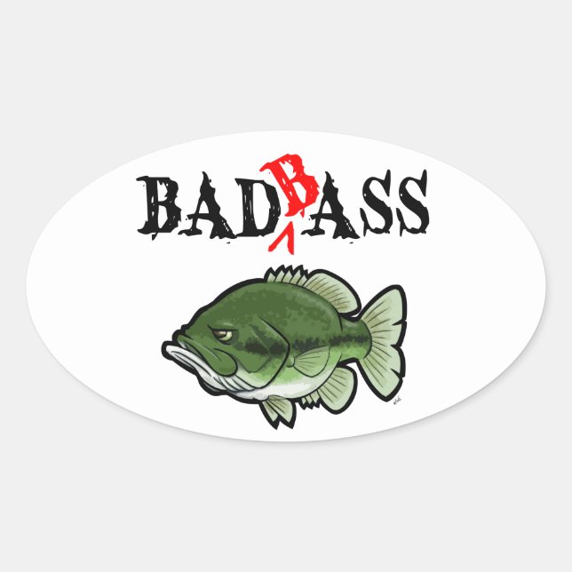 Bad Bass Stickers (Devant)
