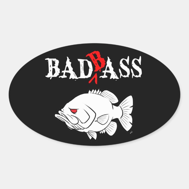 Bad Bass Stickers (Devant)