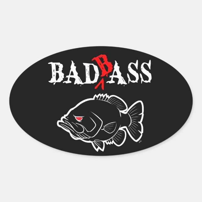 Bad Bass Stickers (Devant)