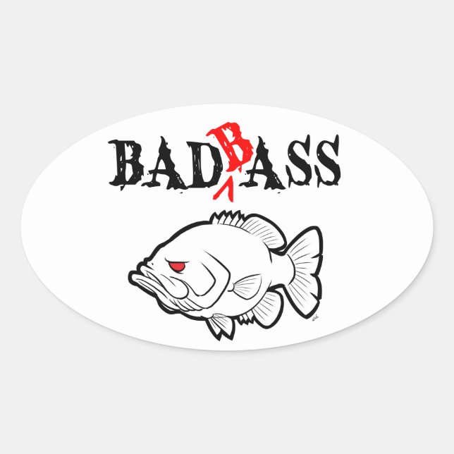 Bad Bass Stickers (Devant)