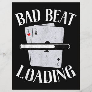 Bad Beat Chargement Texas Holdem Casino Funny Poke