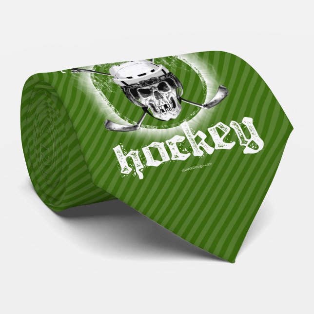 Bad Bonez cravate de hockey (Roulé)