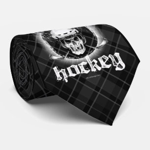 Bad Bonez cravate de hockey (noir)