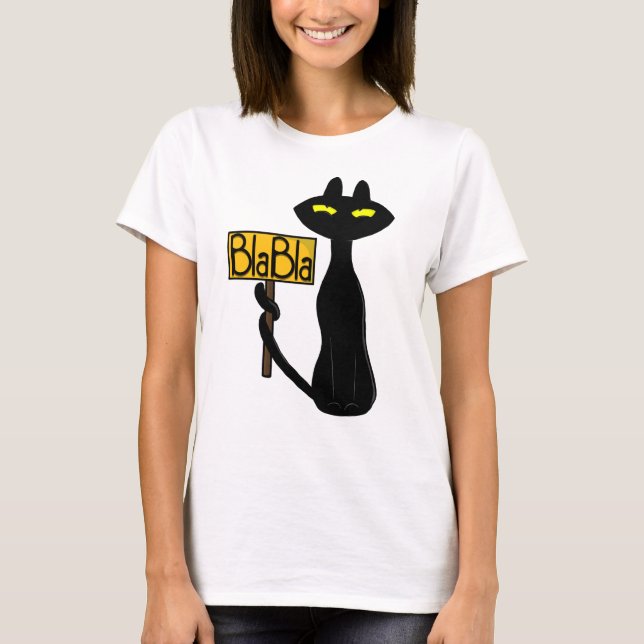 Bad Boogie - Le Chat- "BlaBla"  T-Shirts (Devant)