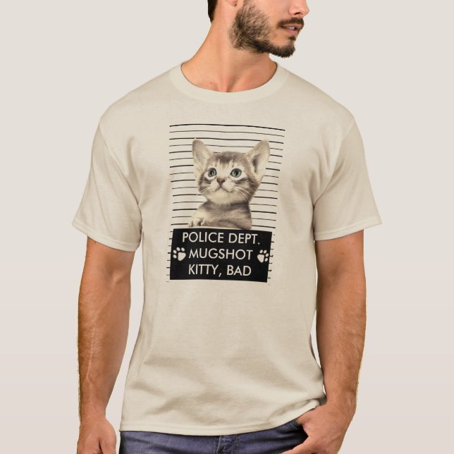 BAD KITTY MUGSHOT T-SHIRT (Devant)