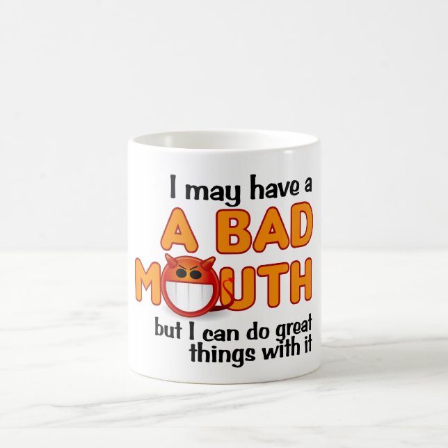 Bad Mouth mug (Centre)