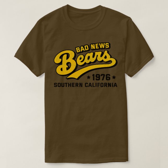 Bad News Bears 1976 Southern California TShirt (Design devant)