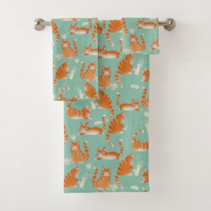 Bad Orange Tabby Chats Frapper Des Choses Sur Moti