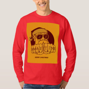 BAD PÈRE NOËL GANGSTER PÈRE NOËL CHRISTMAS T-SHIRT