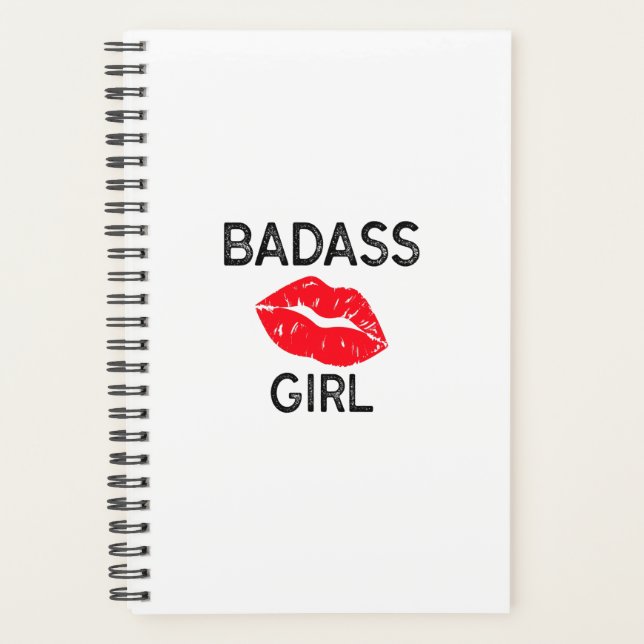 Badass Girl, planificateur pour filles (Devant)