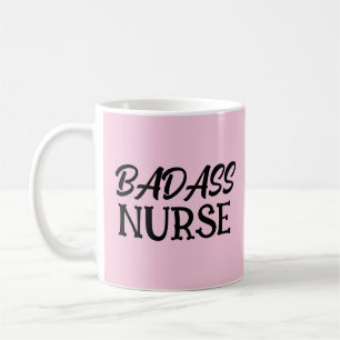 BADASS NURSE CAFÉ MUG