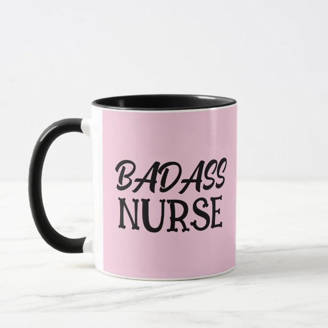 BADASS NURSE CAFÉ MUG (Gauche)