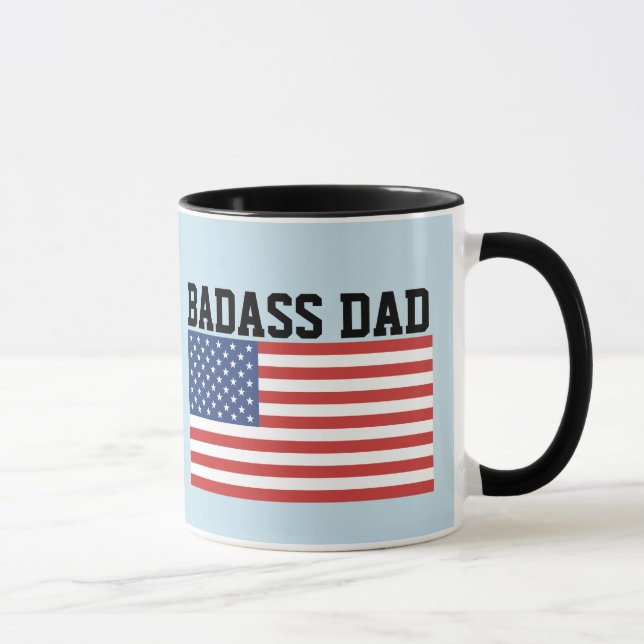 BADASS PATRIOTIC CAFÉ MUG (Droite)