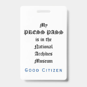 Badge 1er amendement Audit - My Press Pass