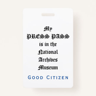 Badge 1er amendement Audit - My Press Pass