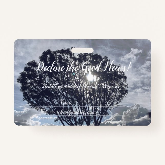 Badge 2024 JW convention clouds (Devant)