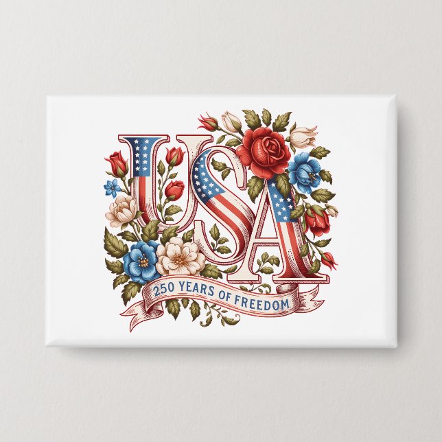 Badge 250e anniversaire des États-Unis d'Amérique (Recto)