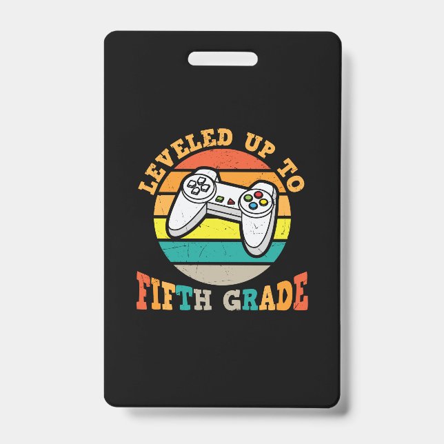 Badge 5th Grade Teacher Level Up To Fifth Grade (Avant)