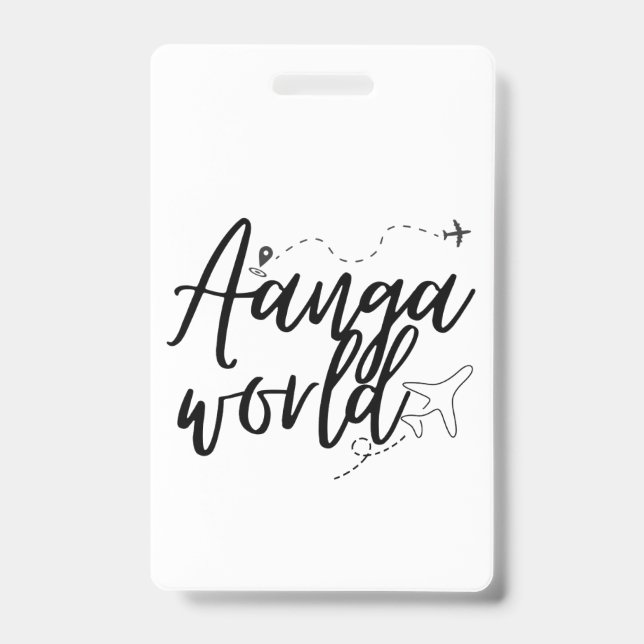 BADGE AANGAWORLD  (Avant)